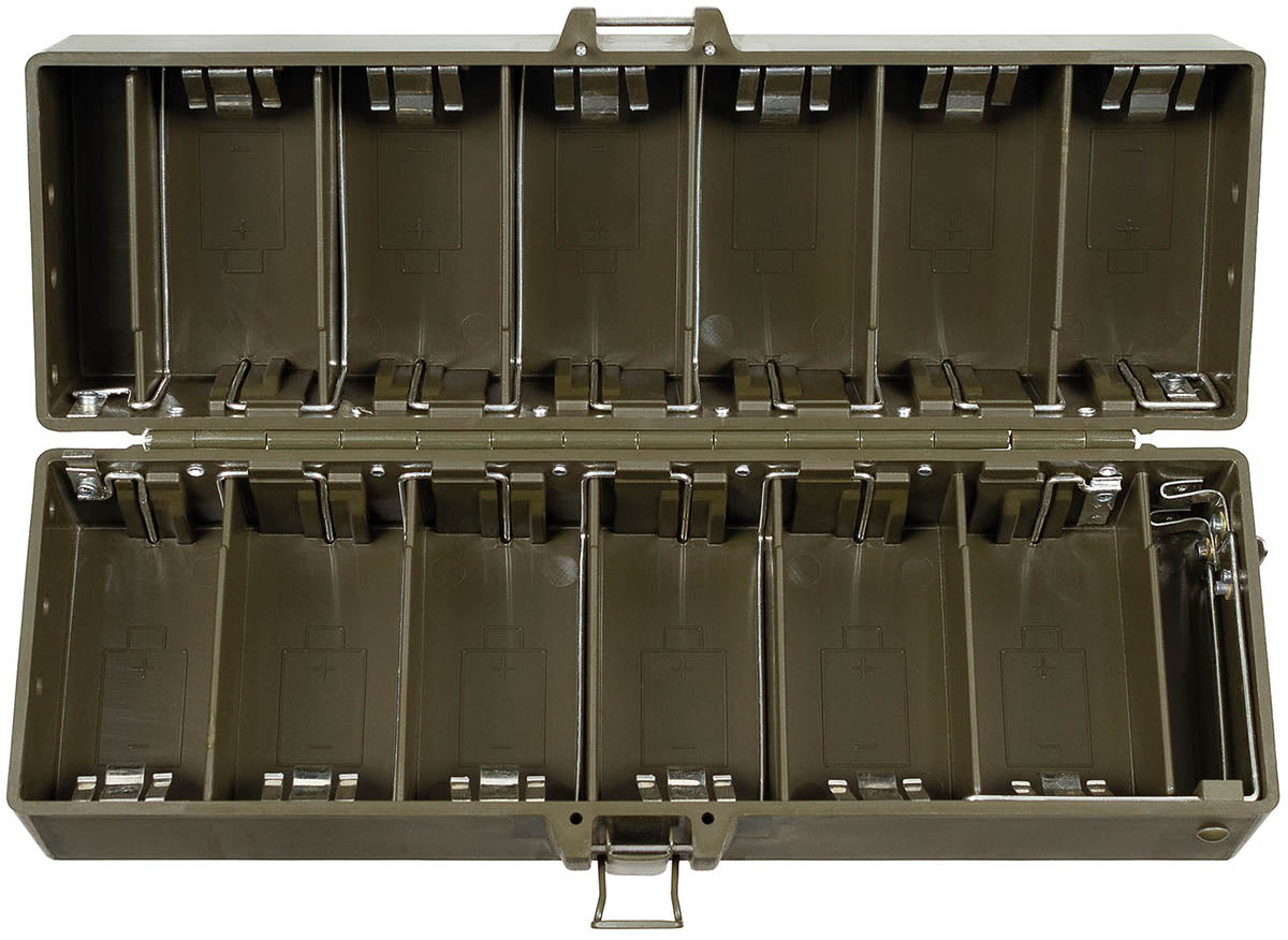 Schwed. Batteriekasten, für Funkgerät RA-140, neuw.