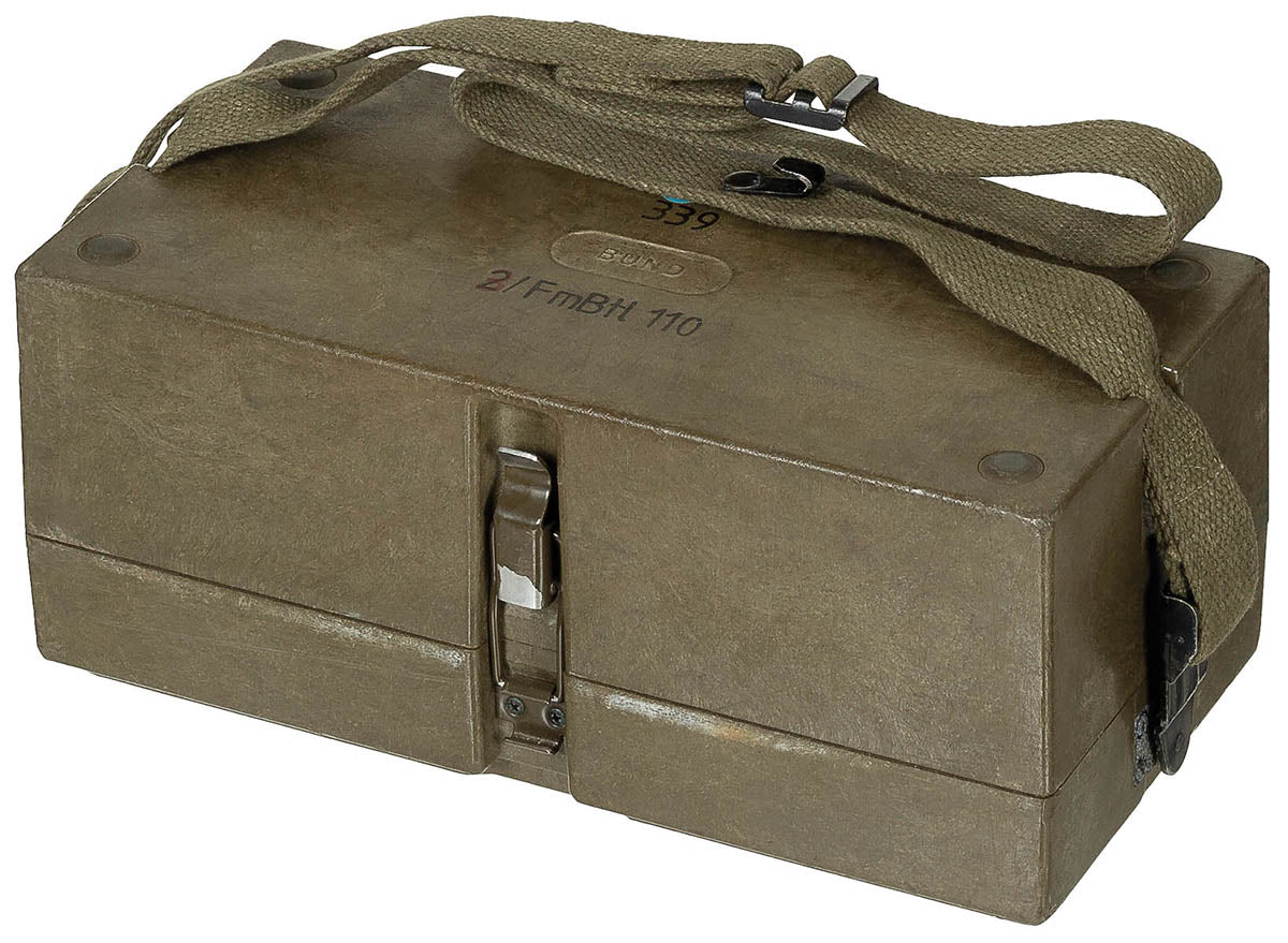 BW Feldtelefon, "Krone WF", im Koffer, gebr.