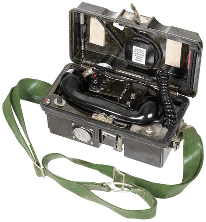 NVA Feldtelefon, neuw., mit Zubehör, im Koffer