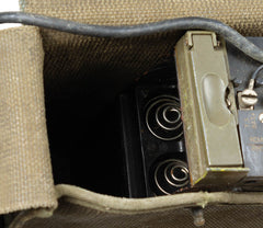 US Feldtelefon, EE-8, mit Canvastasche, gebr.