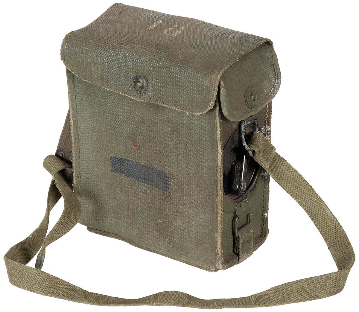 US Feldtelefon, EE-8, mit Canvastasche, gebr.