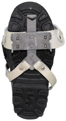 Brit. Steigeisen, Paar, Lederbänder, DECO, gebr,