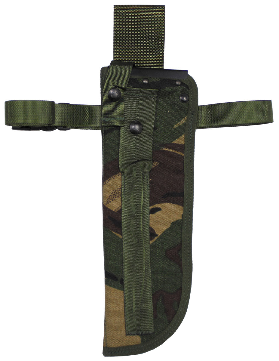 Brit. Scheide für Machete, DPM tarn, gebr.