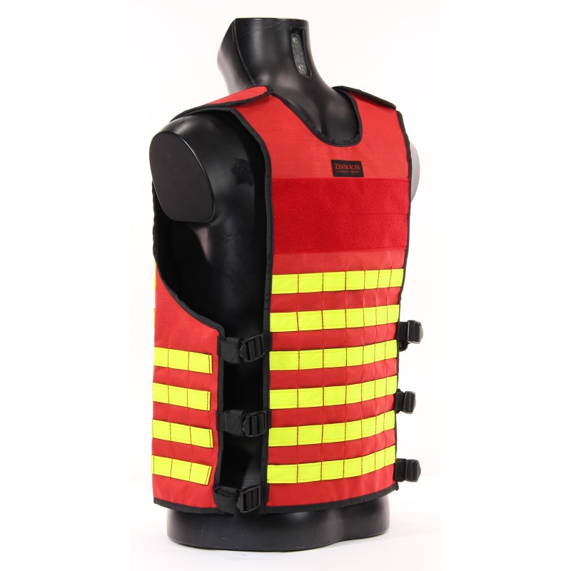 Arbeitsweste MOLLE High-Vis - Rot