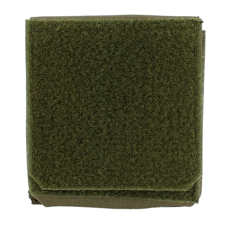 Ausgleichstasche für taktische Helmbezüge Universal Kletttasche 10cm x10xm - Oliv