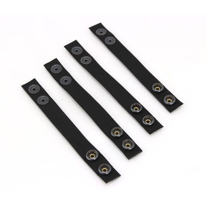 Belt Keeper 4er SET für Dienstkoppel & Einsatzgürtel - Schwarz