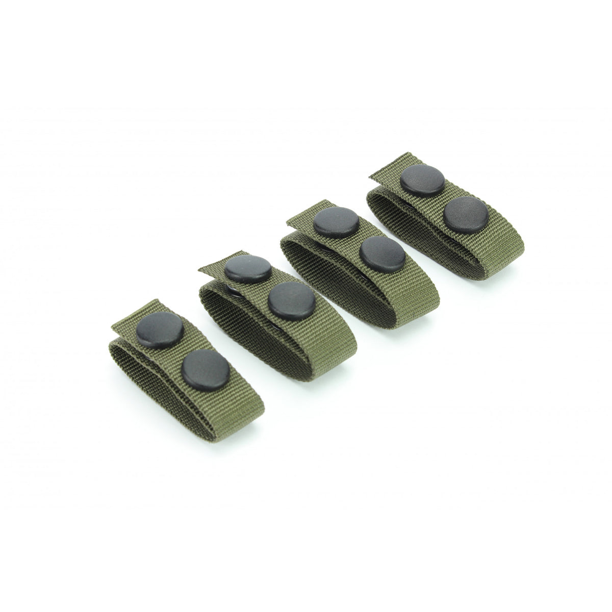 Belt Keeper 4er SET für Dienstkoppel & Einsatzgürtel  Zentauron Standard Oliv 