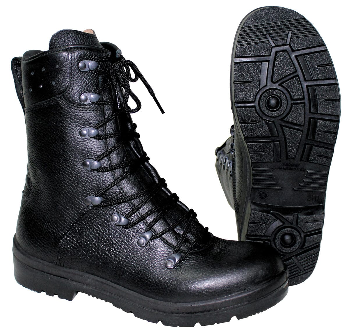 BW Kampfstiefel Modell 2007(gebraucht) Stiefel/Halbschuhe/Bergschuhe MFH 240-37 Schwarz 