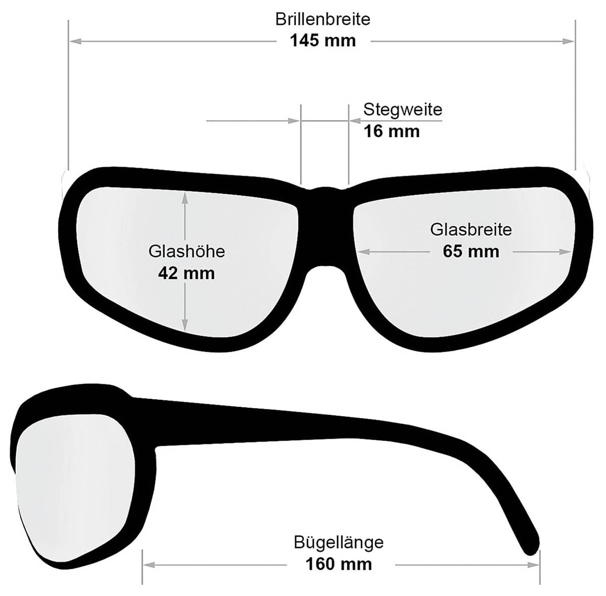 Einsatzbrille KHS Schutzbrillen MFH   