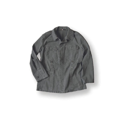 Feldjacke stonewashed  Leo Köhler 164 (27/32) Oliv 