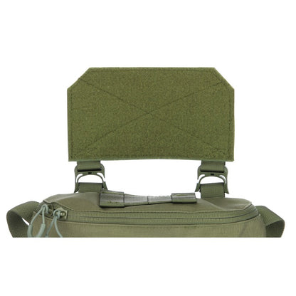 Hüfttasche modular Klettadapter - Steingrau-oliv