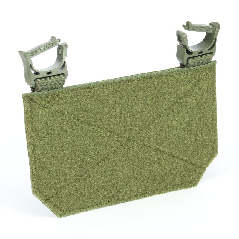 Hüfttasche modular Klettadapter - Steingrau-oliv