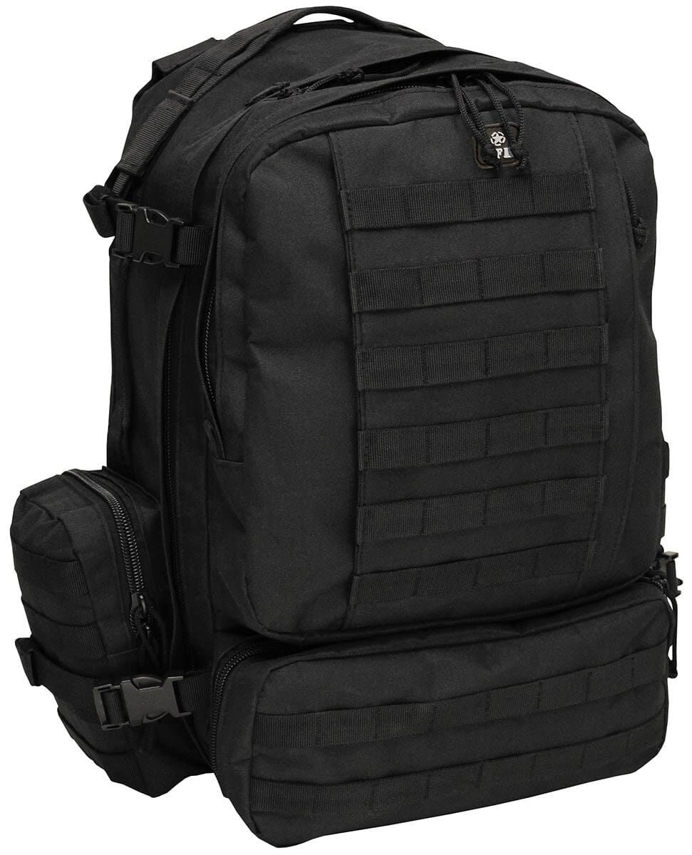 Ital. Rucksack Rucksäcke MFH Standard Schwarz 