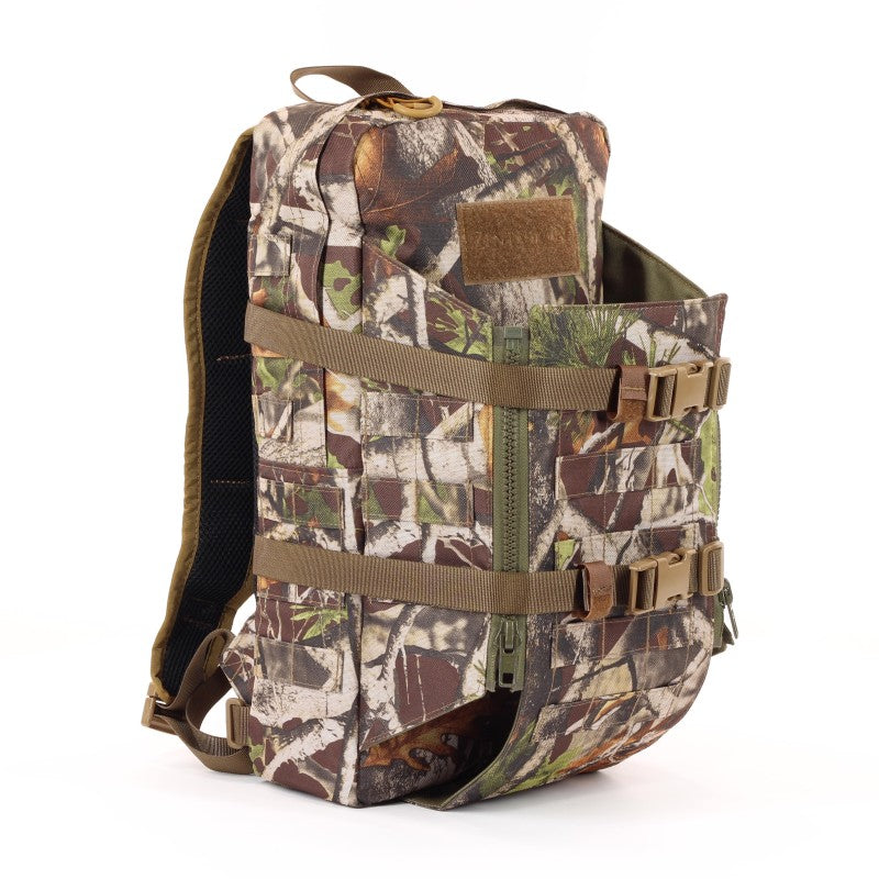 Jagd Master 13L MOLLE Gewehr-Rucksack - Hunting Camo braun