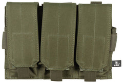 Magazintasche3-fach"MOLLE" Trageausrüstung/MOLLE-System MFH Standard Oliv 