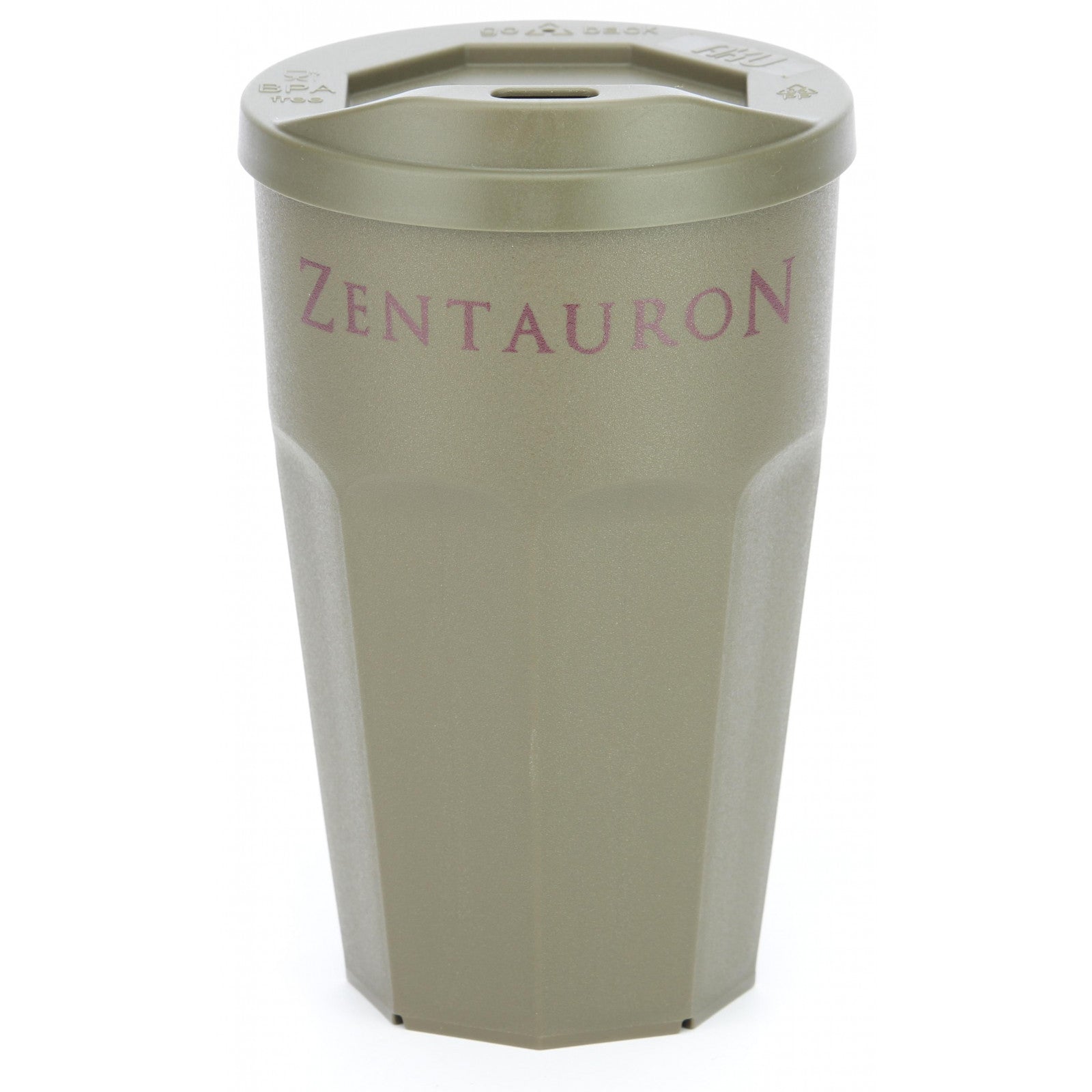 ZentauroN Mehrweg Kaffee-Becher Grau-Braun 300ml TOGO  Zentauron Standard Grau 