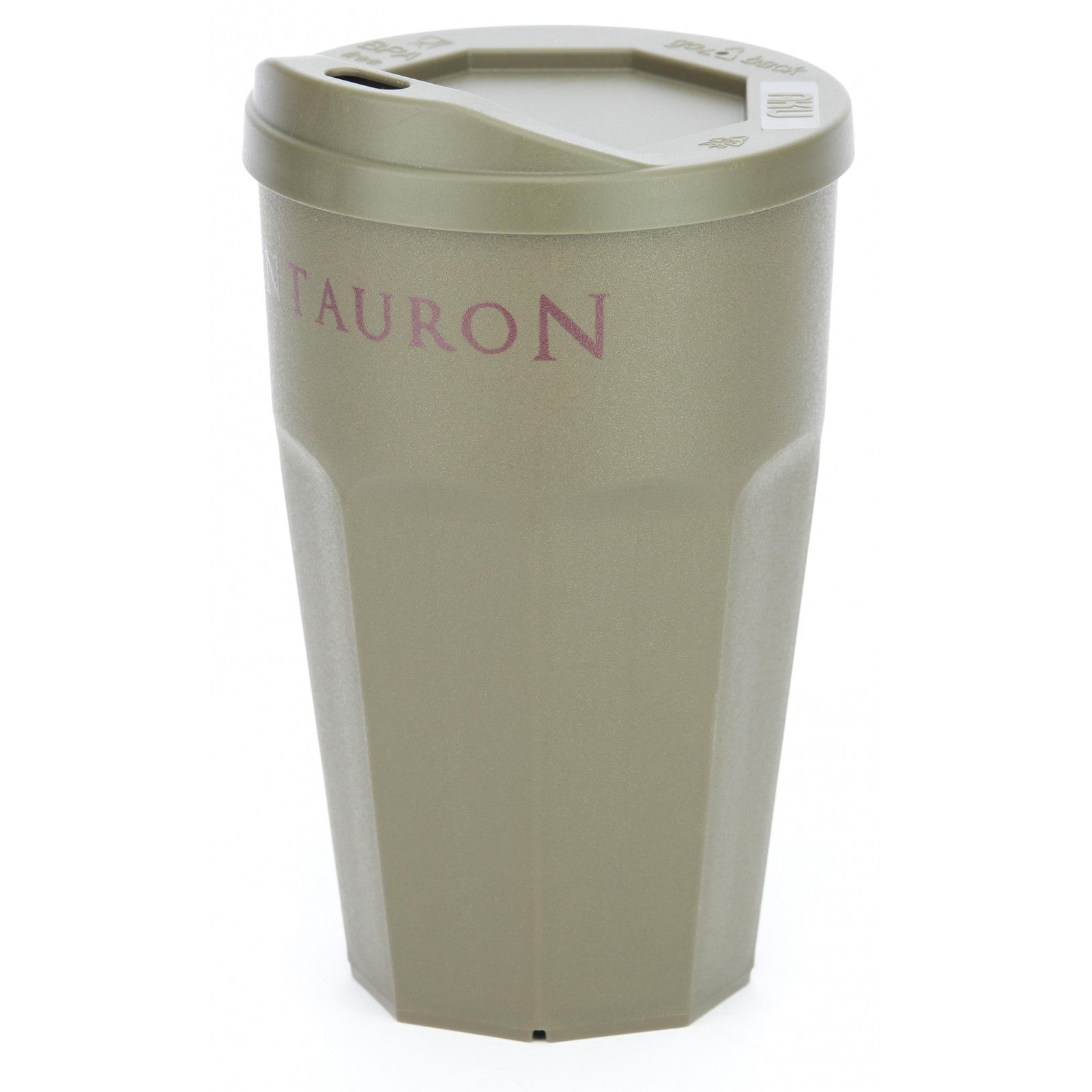 ZentauroN Mehrweg Kaffee-Becher Grau-Braun 300ml TOGO  Zentauron   