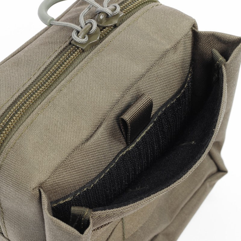 Mehrzwecktasche Quadro Multislot - Steingrau-oliv