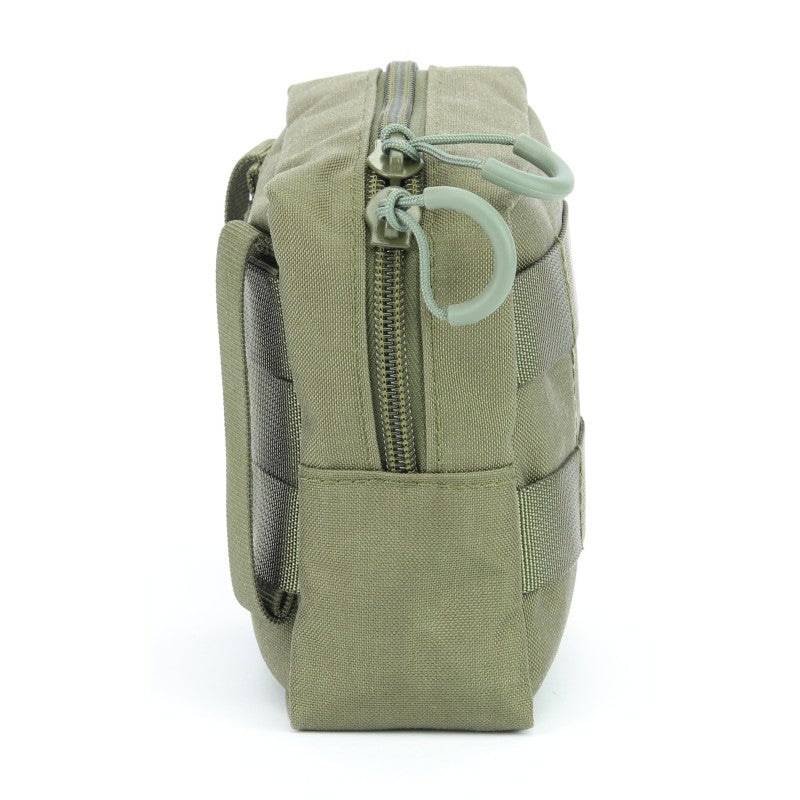Mehrzwecktasche Quadro - Steingrau-oliv
