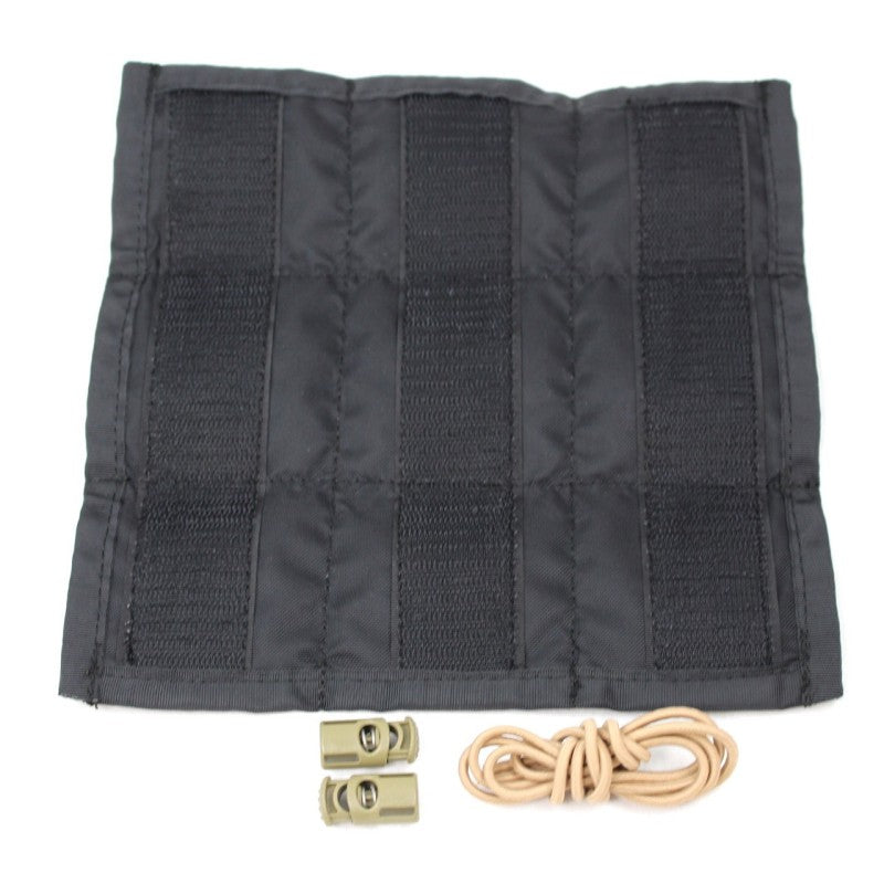 Multi Fit Patch Flexibles Klettmodul zur individuellen Taschen- und Rucksackorganisation - Schwarz