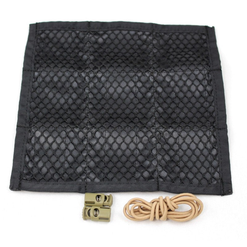 Multi Fit Patch Flexibles Klettmodul zur individuellen Taschen- und Rucksackorganisation - Schwarz