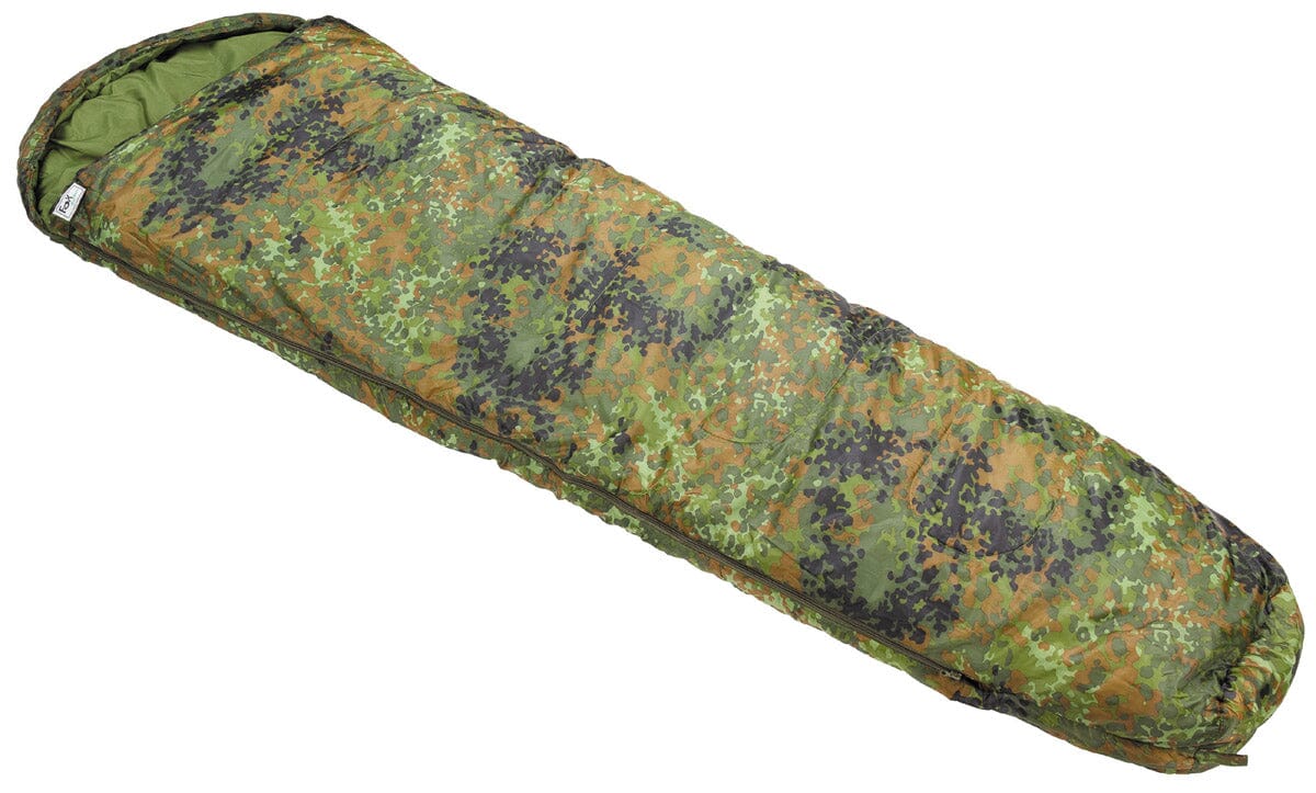 Mumienschlafsack Schlafsäcke/Unterlagen MFH Standard Flecktarn 