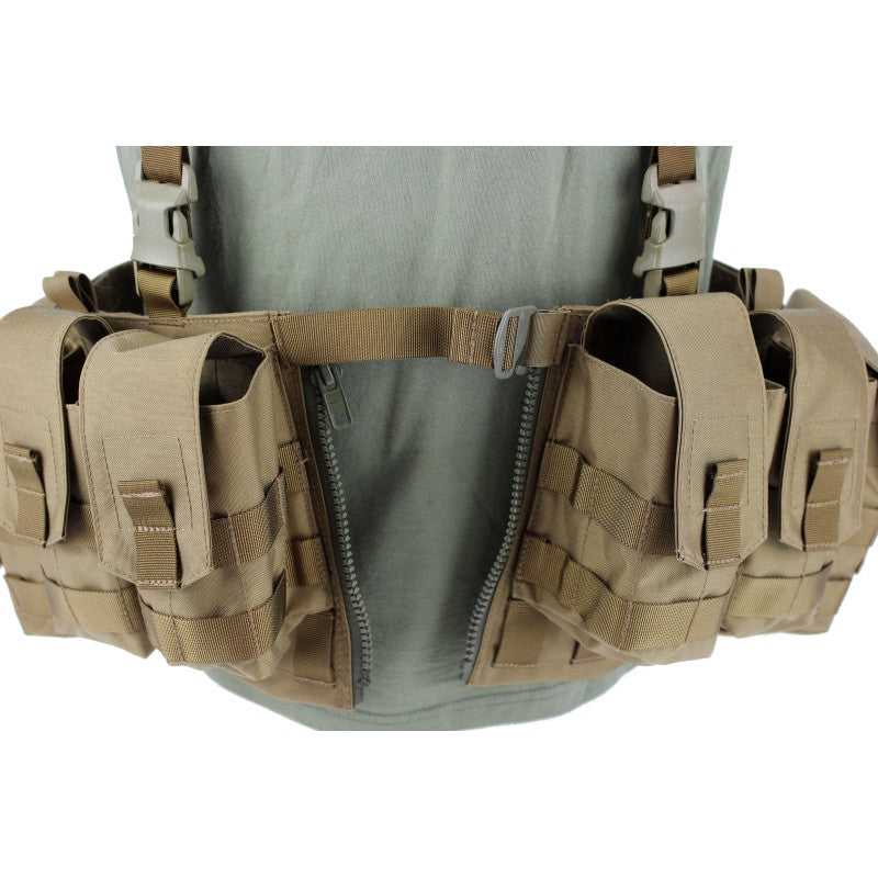 Nonmodularer Split Front Chest Rig - Coyote