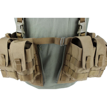Nonmodularer Split Front Chest Rig - Coyote
