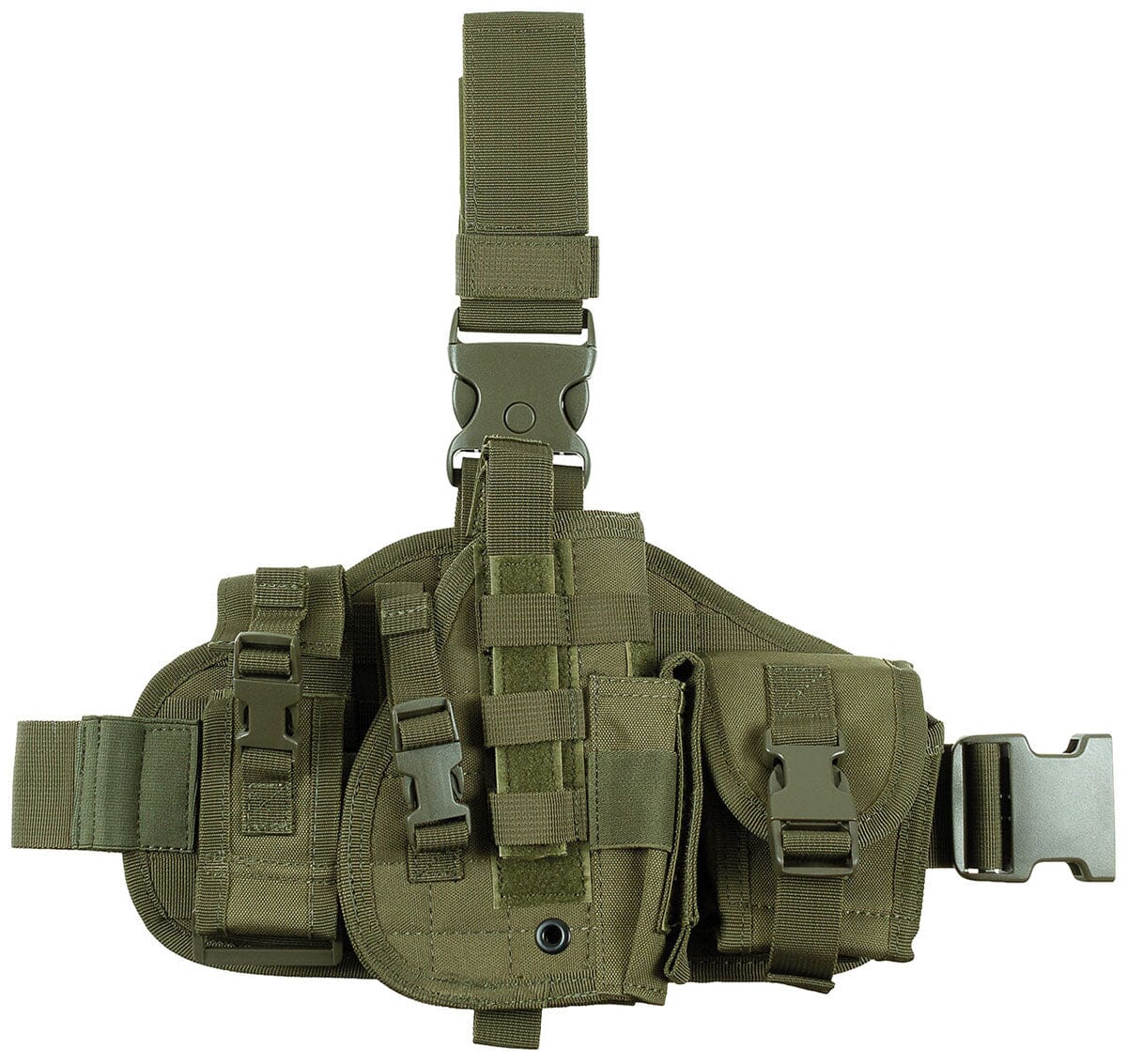 Pistolenbeinholster "MOLLE" Waffenholster/Zubehör MFH Standard Oliv 