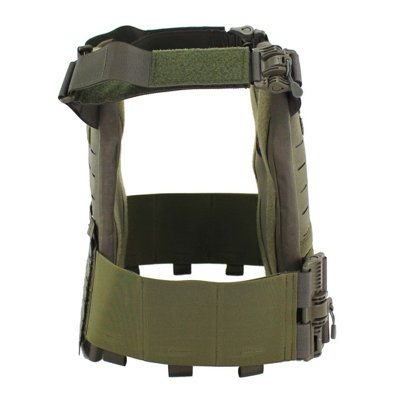 Plattenträger Vulcan LC Rubberbund - Steingrau-oliv