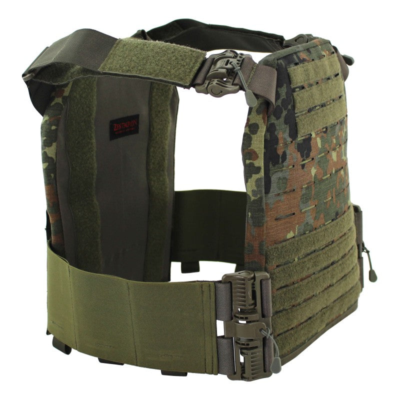 Plattenträger Vulcan LC Rubberbund - Flecktarn