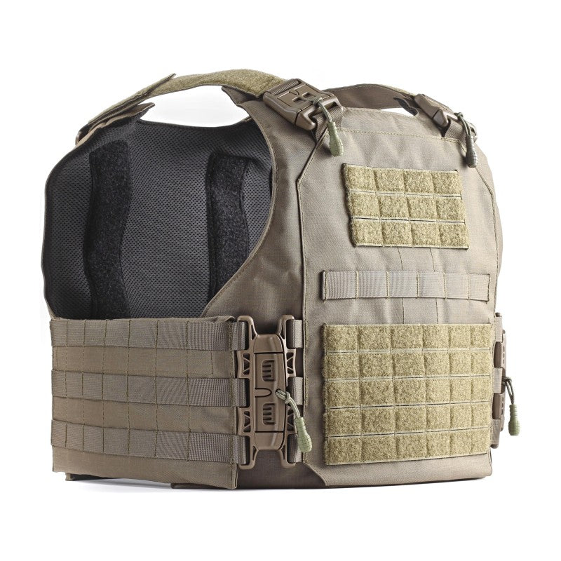 Plattenträger Weste Ares II Spider - Steingrau-oliv