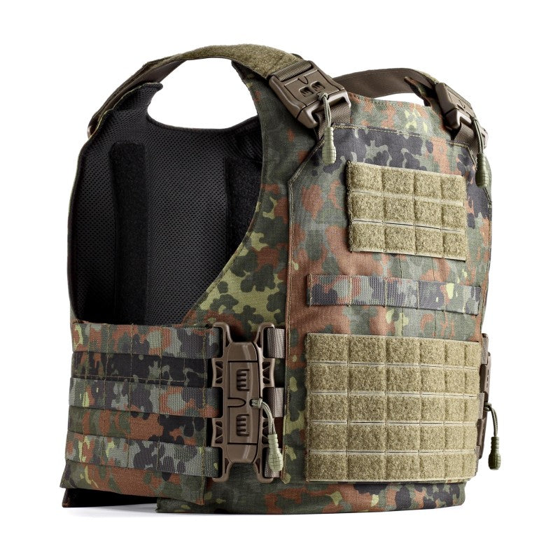 Plattenträger Weste Ares II Spider - Flecktarn