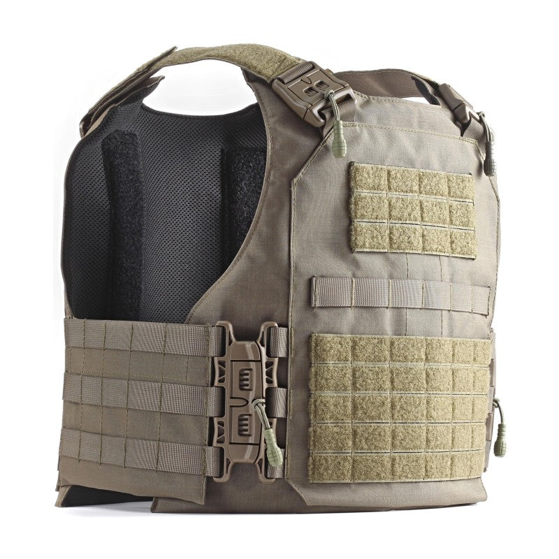 Plattenträger Weste Ares II Spider - Steingrau-oliv