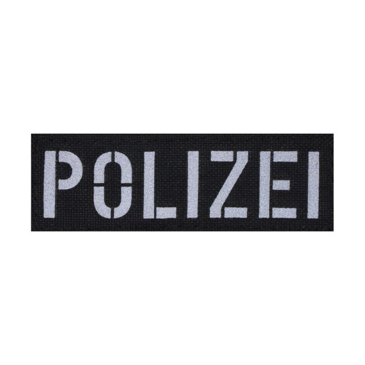 Polizei Patch klein - Schwarz