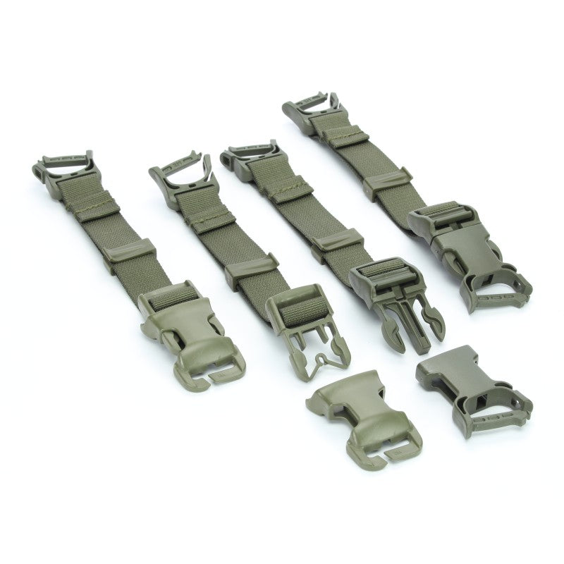 Rucksack zu Rucksack Adapter Clip ON - Steingrau-oliv