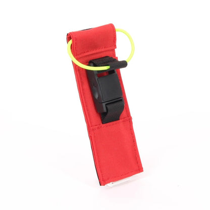 Scheren Holster Klett - Rot