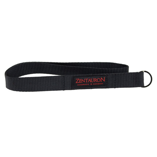 Schlüsselanhänger Schlüsselband 45cm lang mit Metallring - Schwarz