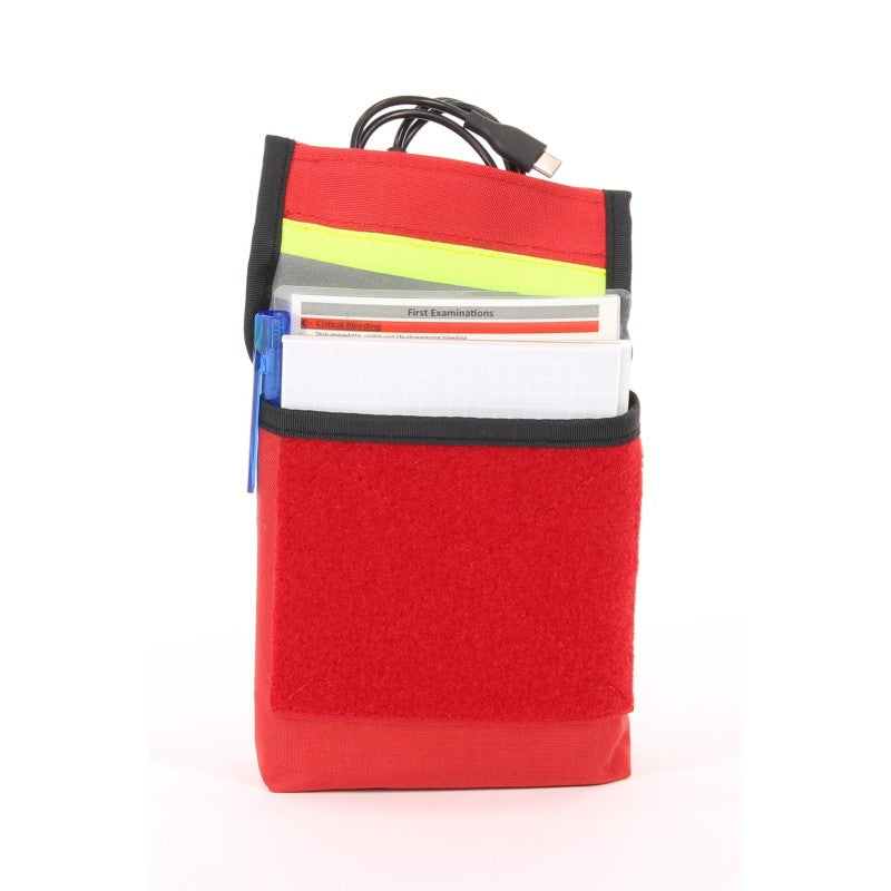 Schreibzeugtasche High-Vis Klett - Rot