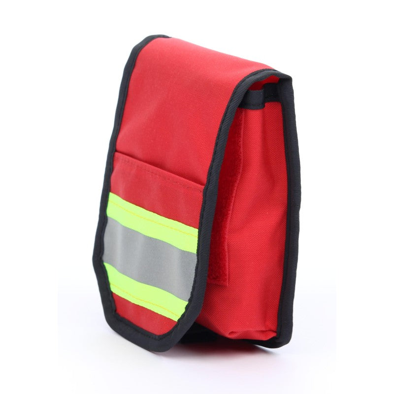 Schreibzeugtasche High-Vis Klett - Rot