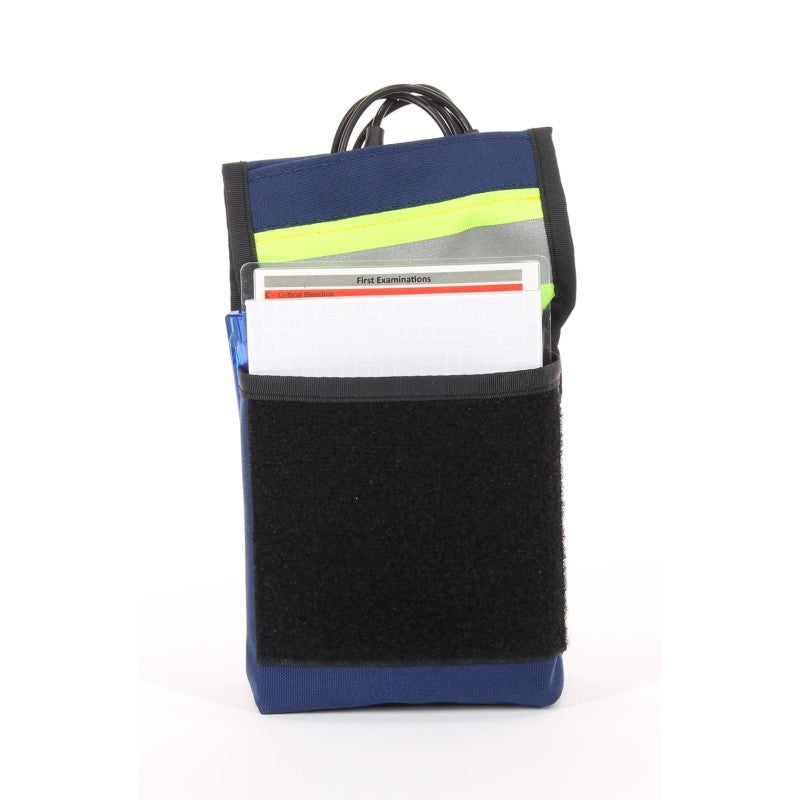 Schreibzeugtasche High-Vis Klett - Dunkelblau
