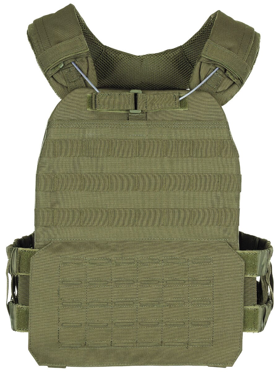 Tactical Weste "Laser MOLLE" Einsatzwesten MFH Standard Oliv 