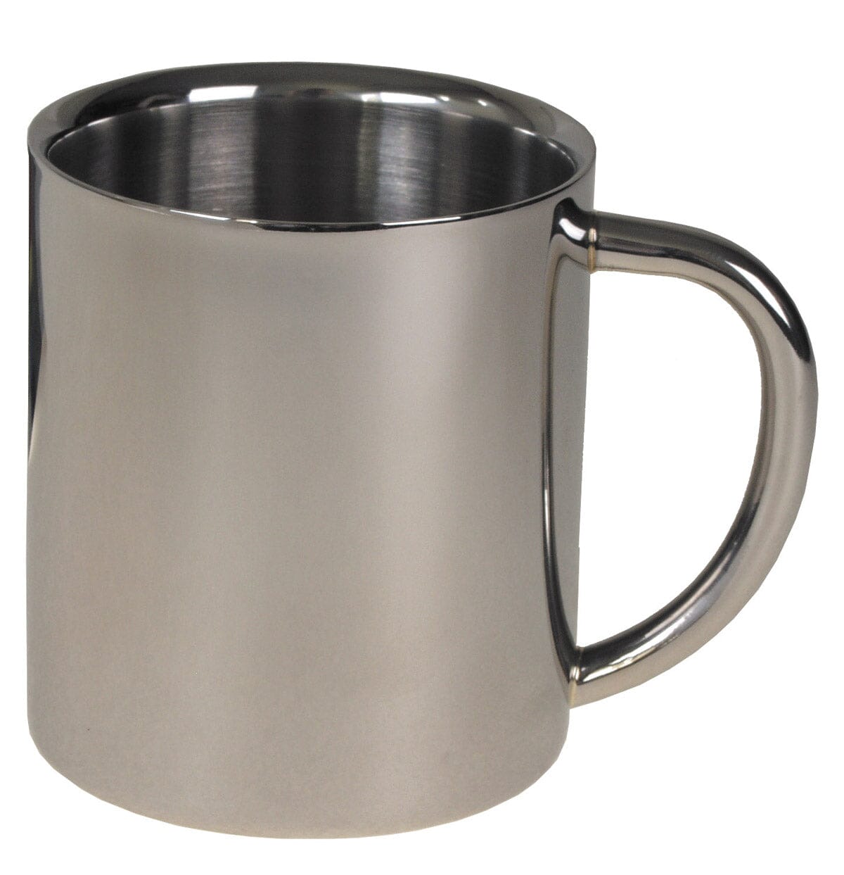 Tasse Edelstahl Trinken MFH Standard Edelstahl 