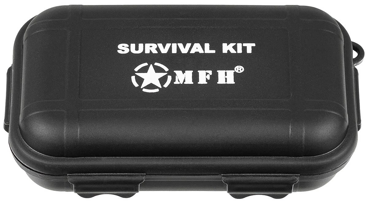 Überlebensset klein Survival MFH Standard Schwarz 