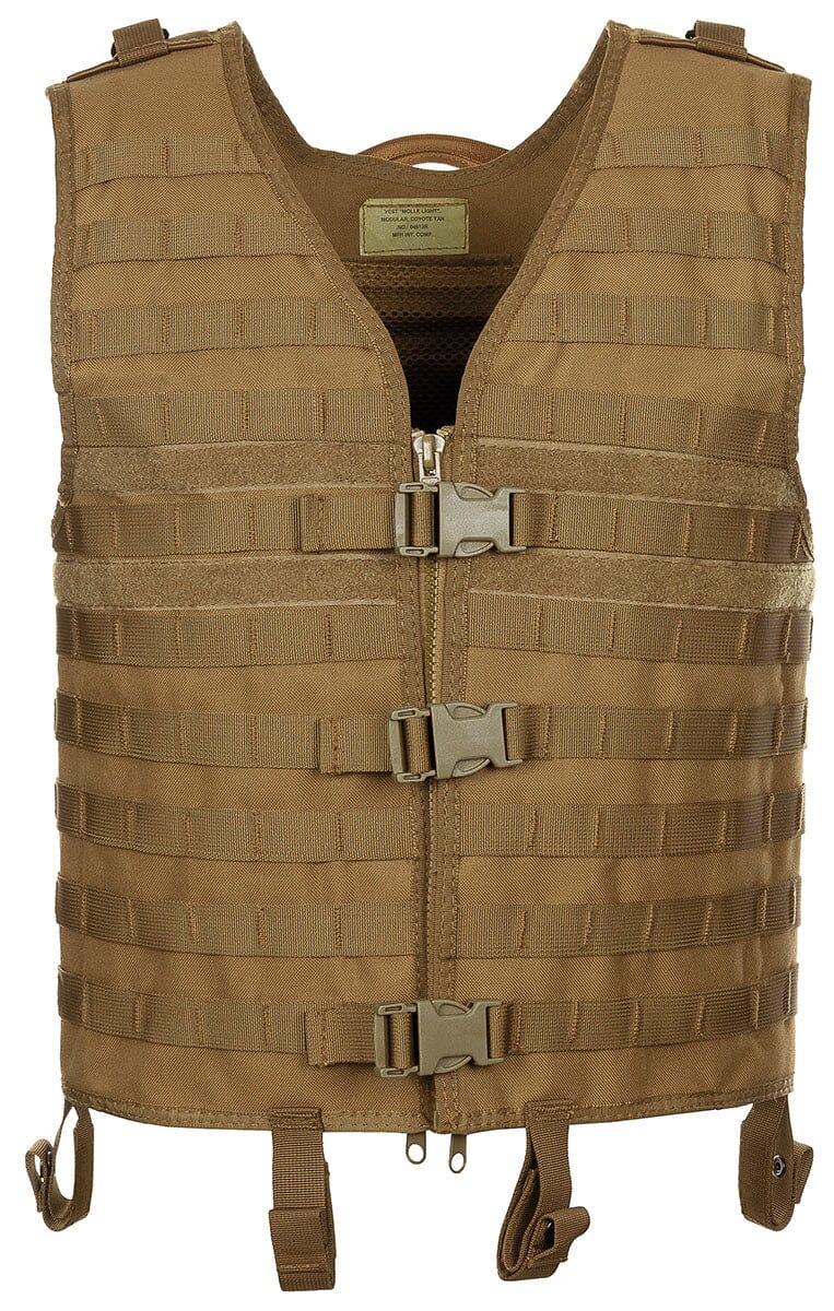 Weste "MOLLE Light" Einsatzwesten MFH Standard Coyote 