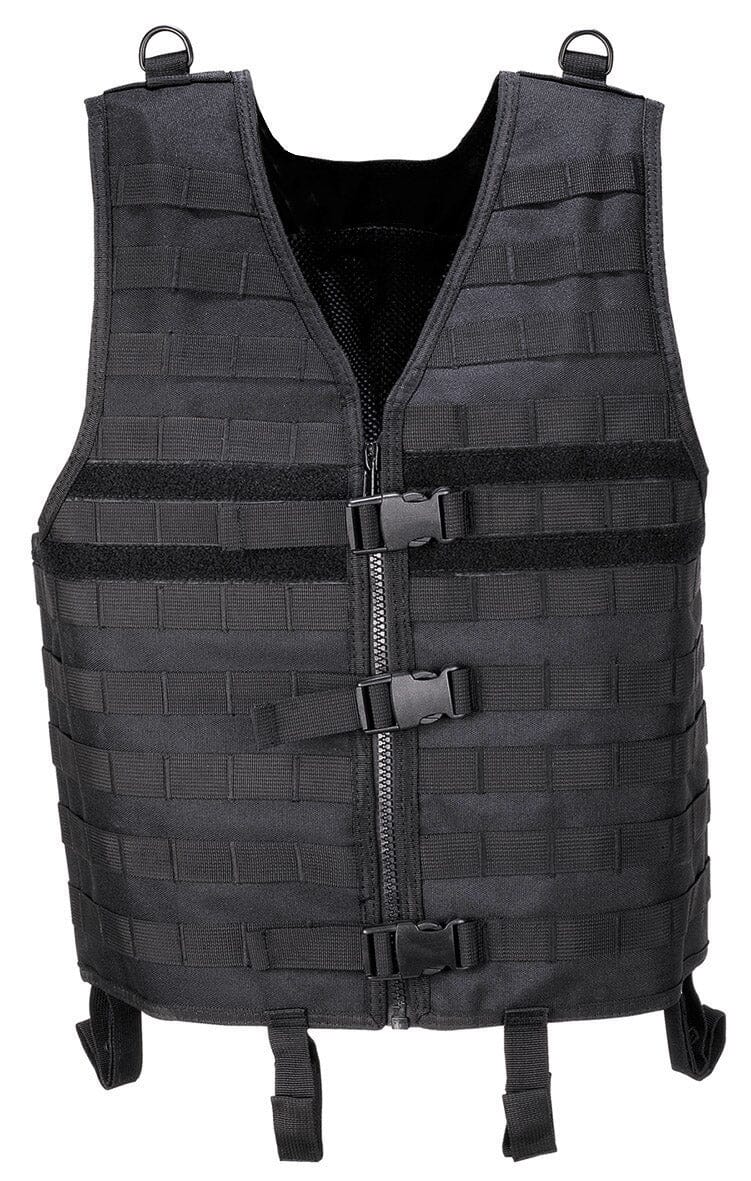 Weste "MOLLE Light" Einsatzwesten MFH Standard Schwarz 