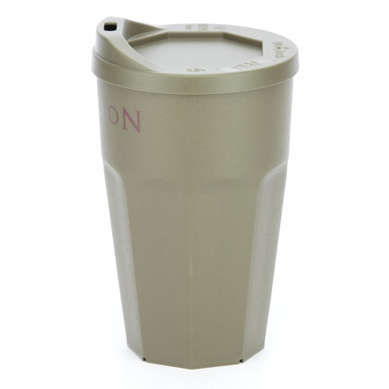 ZentauroN Mehrweg Kaffee-Becher Grau-Braun 300ml TOGO - Grau